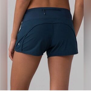 Lululemon✨RARE COLOR✨Run Times Short (4-way Stretch 4" Long✨Jaded✨LIKE NEW✨Sz 6